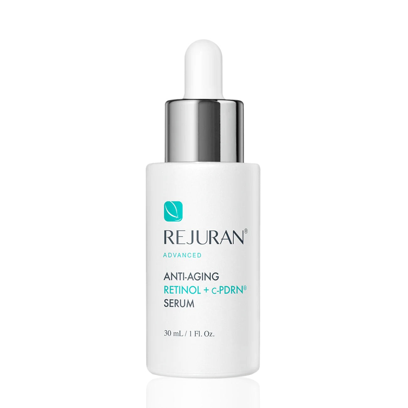 Rejuran anti-aging serum bottle on a white background