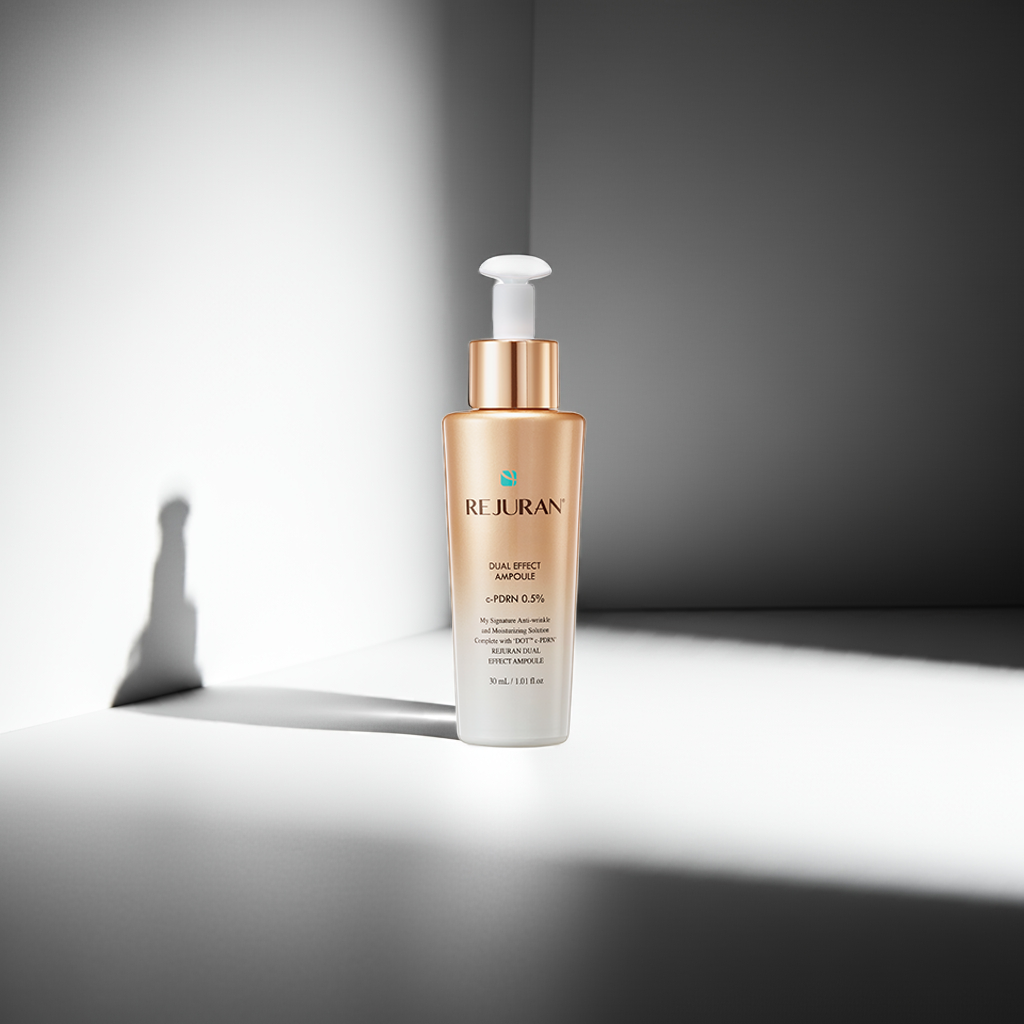 REAGE Rejuran Dual Effect Ampoule with c-PDRN 0.5%. Anti wrinkle and anti age skin serum.