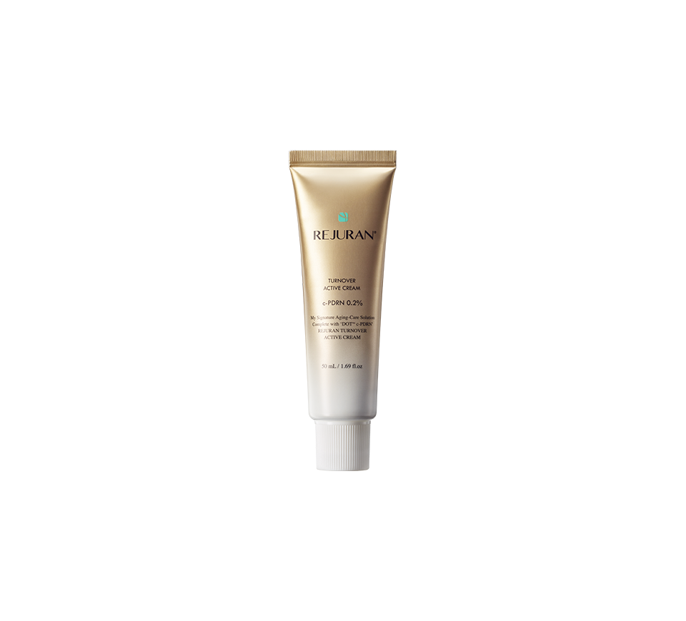 Tube of Rejuran cream on a white background